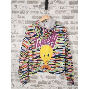 Looney Tunes Members Only Tweety Bird Jacket‎ Collaboration Size Large Colorful